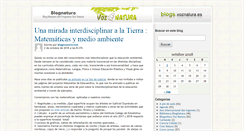 Desktop Screenshot of blogs.voznatura.es